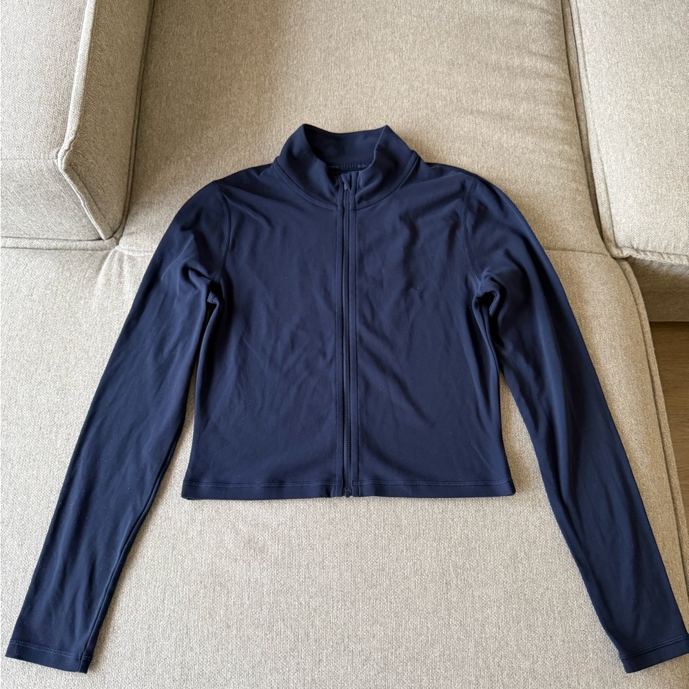 Aritzia golden butter limit zip longsleeve